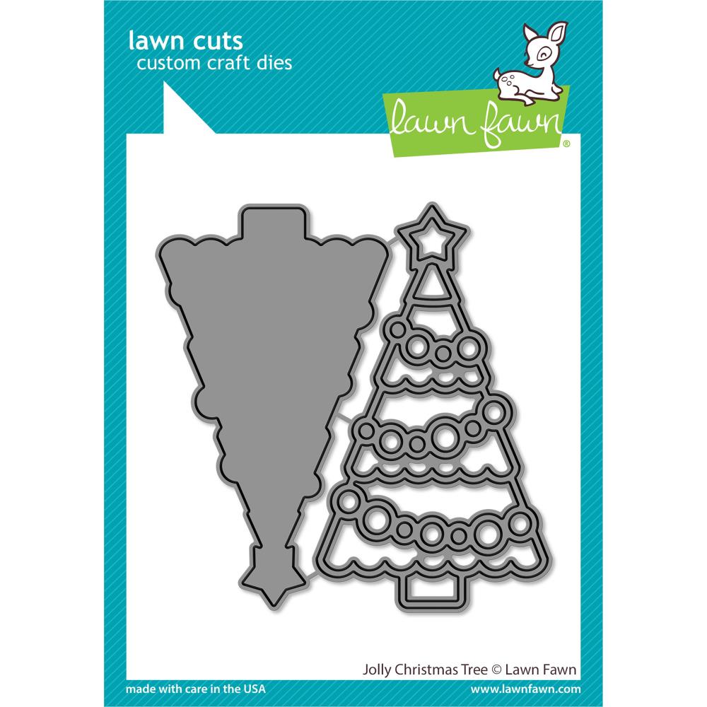 Lawn Fawn Craft Die - Jolly Christmas Tree