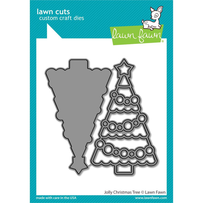 Lawn Fawn Craft Die - Jolly Christmas Tree