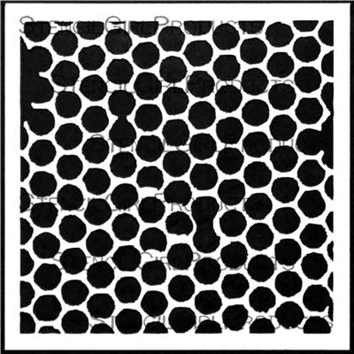 StencilGirl 6x6 Stencil - Journal Texture #12