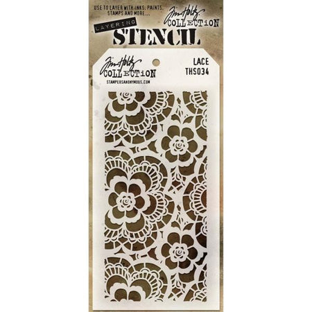 Tim Holtz Layering Stencil - Lace