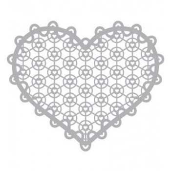Pronty Mask 12x12 - Lace Heart