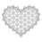 Pronty Mask 12x12 - Lace Heart
