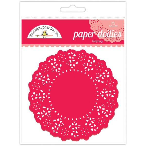 Doodlebug Design Paper Doilies - Ladybug