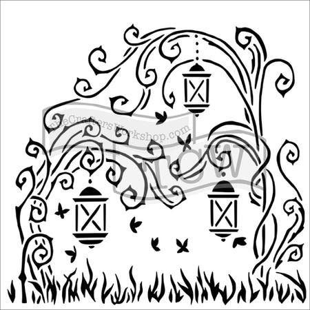 Crafter's Workshop 6x6 Template - Lanterns