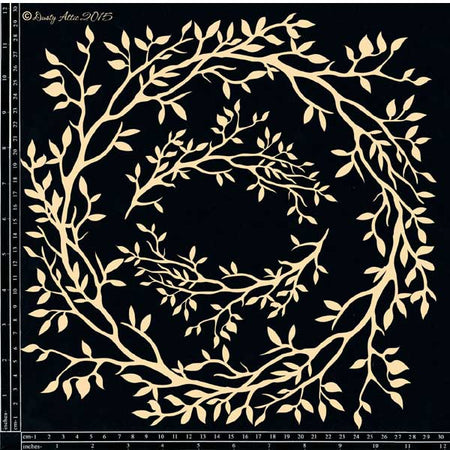 Dusty Attic - Leafy Frame Set #2