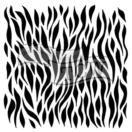 Crafter's Workshop 6x6 Template - Leafy Texture