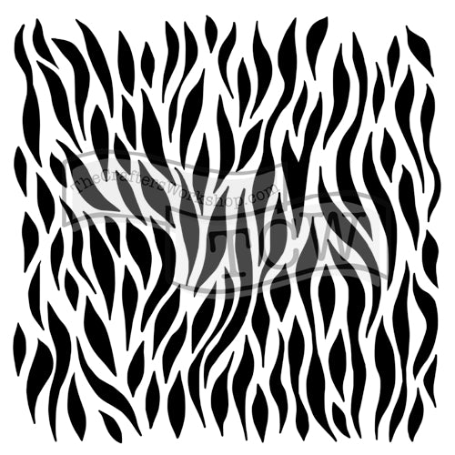 Crafter's Workshop 6x6 Template - Leafy Texture