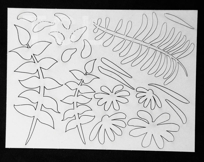 Tando Creative Thins - Leaves/ Florals