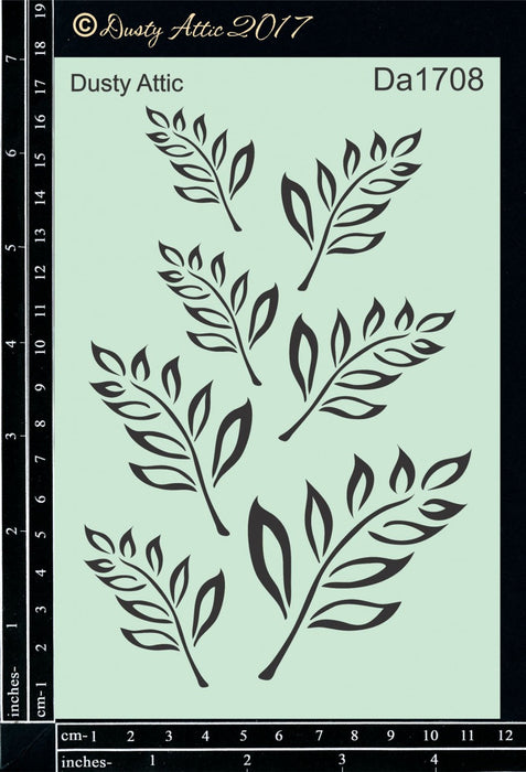 Dusty Attic Stencil - Leaves #2