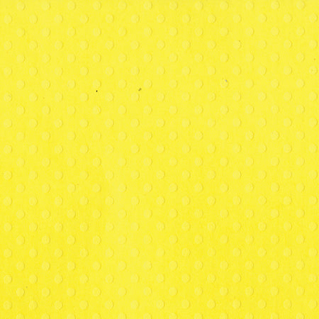 Bazzill 12x12 Dotted Swiss - Lemon Zest