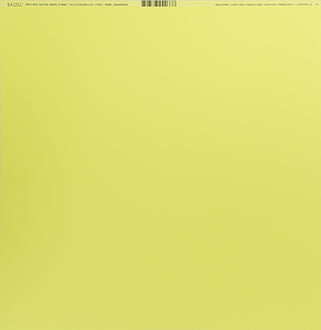 Bazzill 12x12 Lemon Sherbet