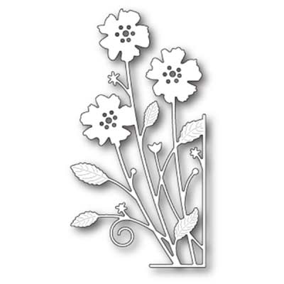 Memory Box Die - Large Antilles Floral Right Corner