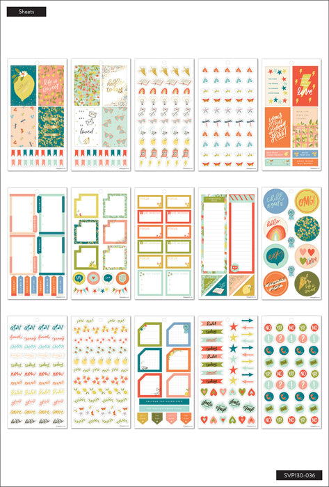Me & My Big Ideas Happy Planner Sticker Value Pack - Life Is Sweet BIG