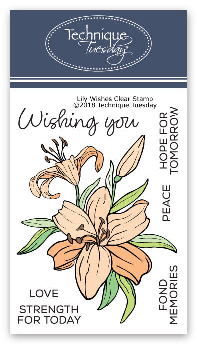 Technique Tuesday Clear Stamps - Lily Wishes