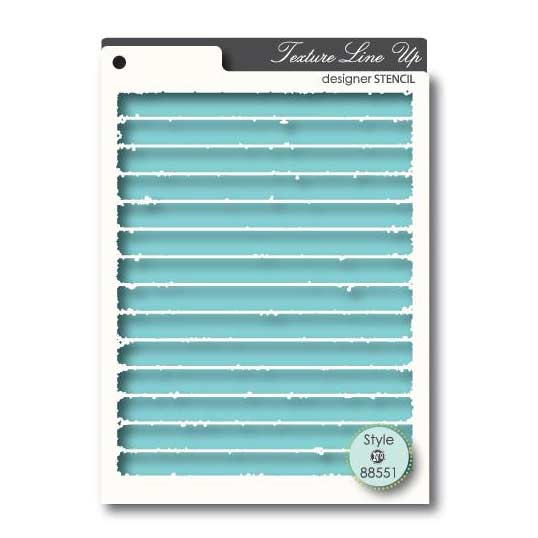 Memory Box Stencil - Line Up