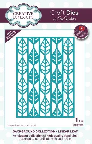 Creative Expressions Craft Die by Sue Wilson - Linear Leaf