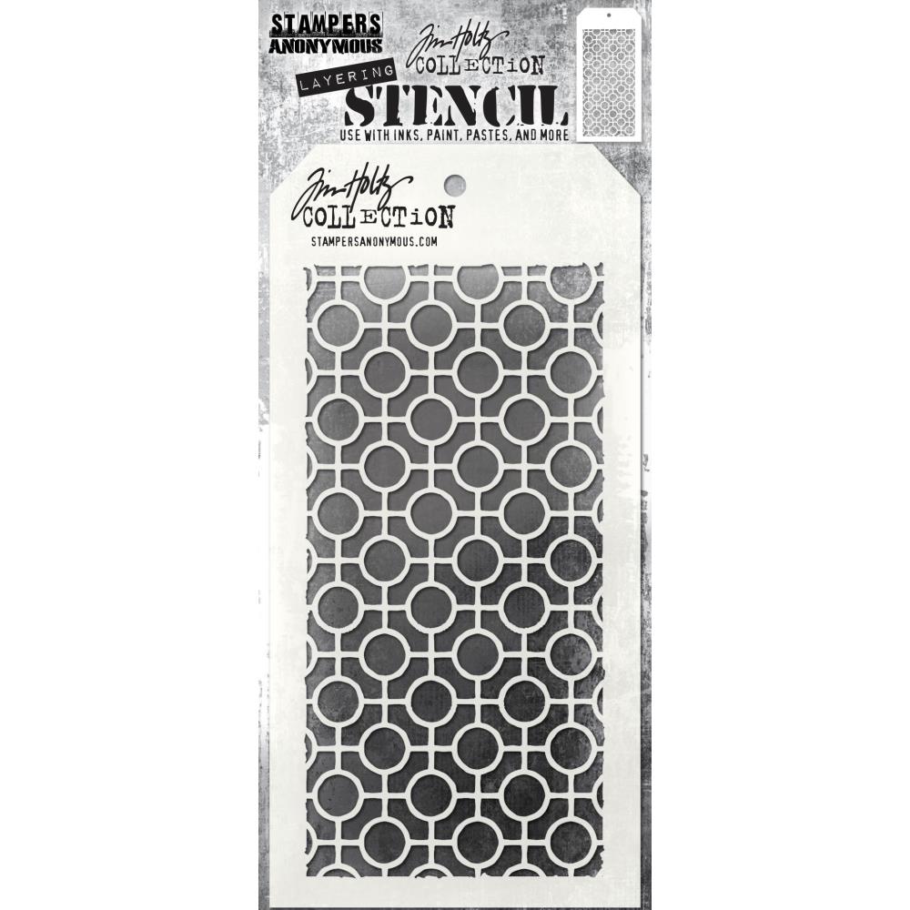 Tim Holtz Layering Stencil - Linked Circles