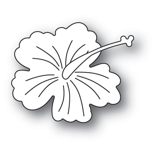Memory Box Die - Little Hibiscus Blossom