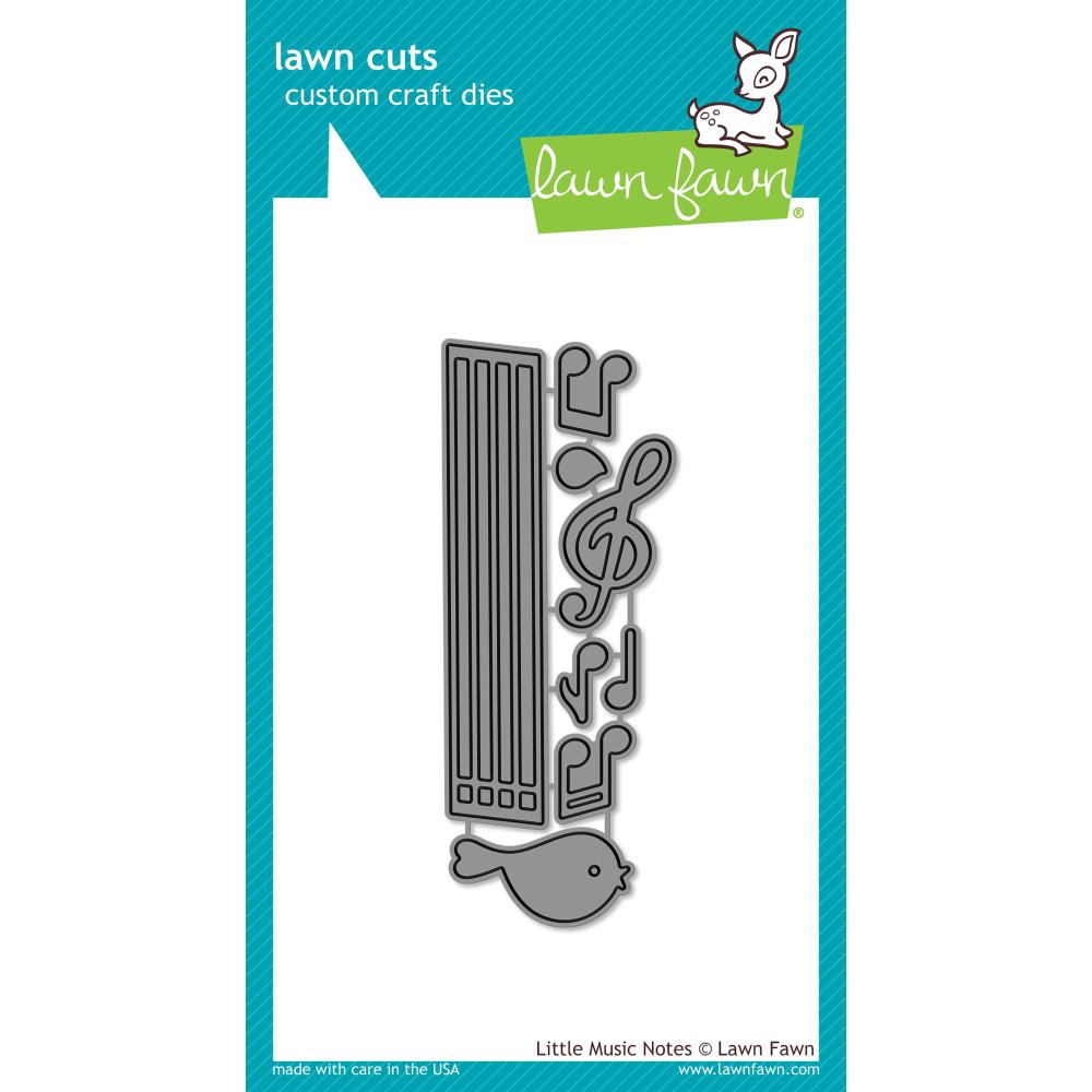 Lawn Fawn Craft Die - Little Music Notes