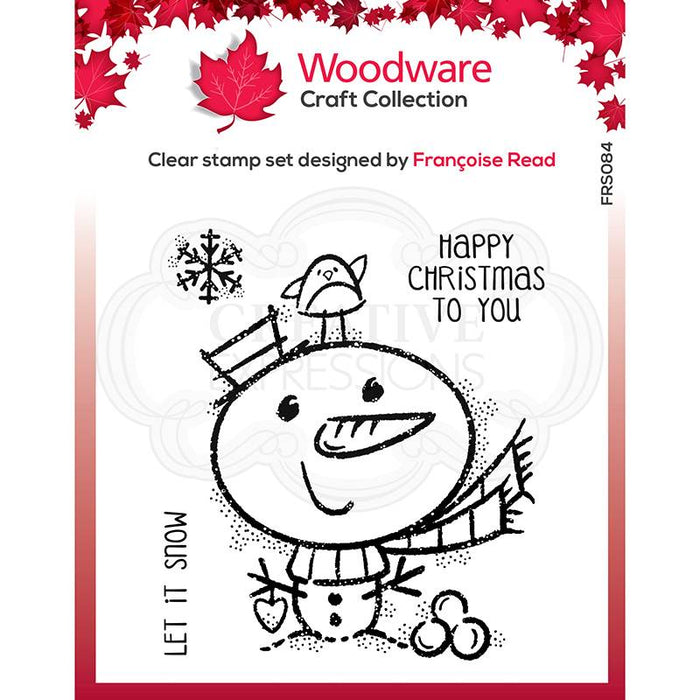 Woodware Clear Magic Singles Stamp - Little Snowman