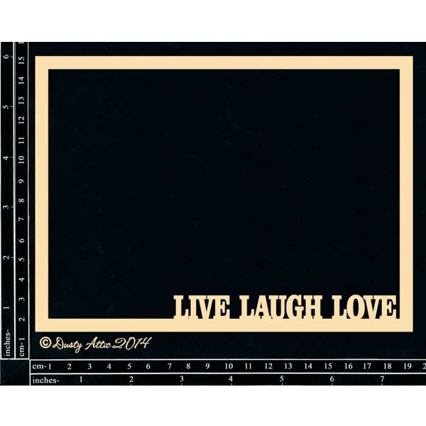 Dusty Attic - Live Laugh Love Frame