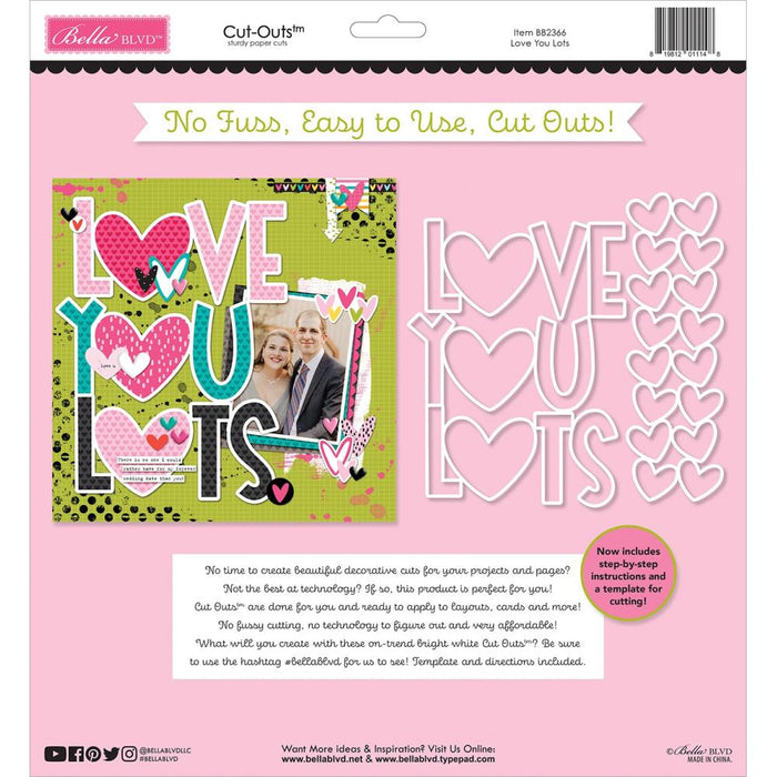 Bella Blvd Cut-Outs - Love You Lots