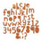 Sizzix Tim Holtz Alterations Thinlits Die - Alphanumeric, Cutout Lower
