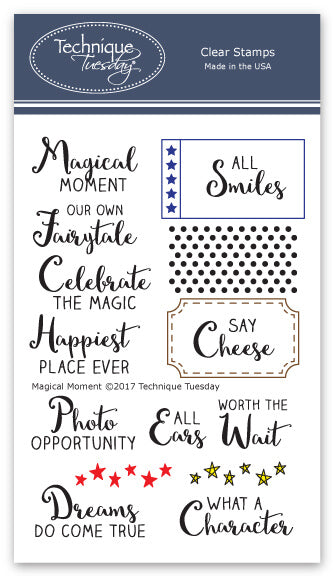 Technique Tuesday Clear Stamps - Magical Moment
