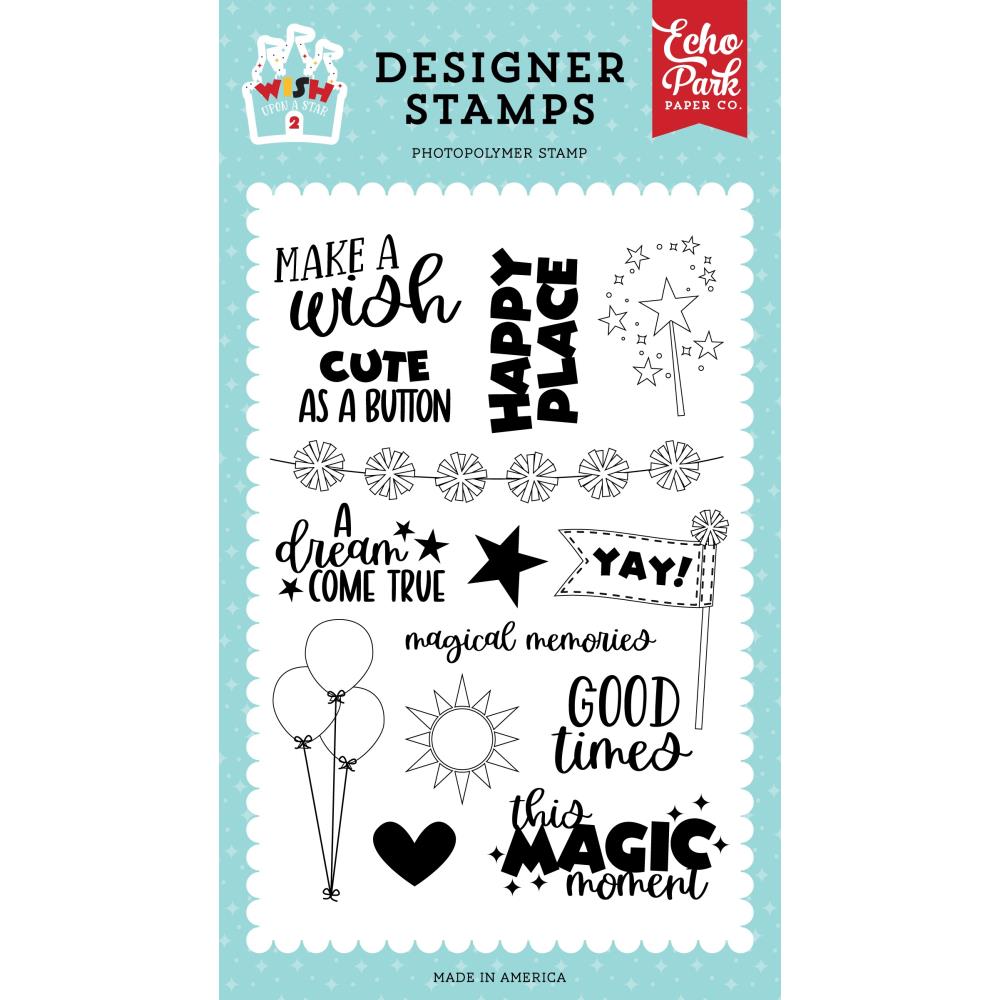 Echo Park Wish Upon A Star 2 - Magic Moment Clear Stamps