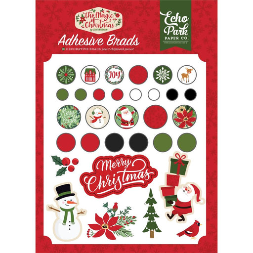 Echo Park The Magic Of Christmas - Adhesive Brads