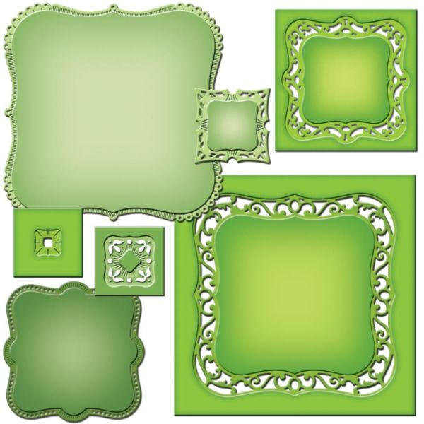 Spellbinders Nestabilities - Majestic Labels One