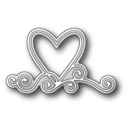 Poppystamps Die - Majestra Heart