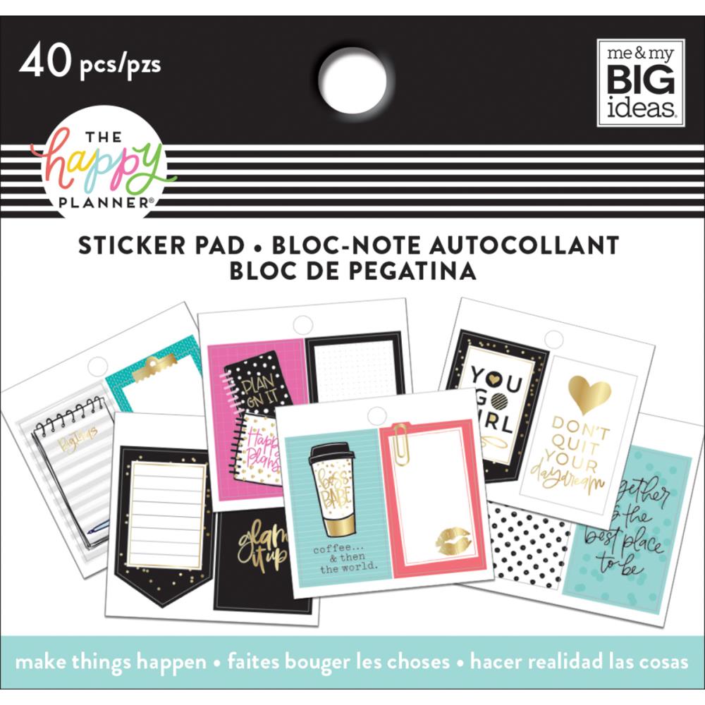 Me & My Big Ideas Happy Planner - Tiny Sticker Pad Make Things Happen