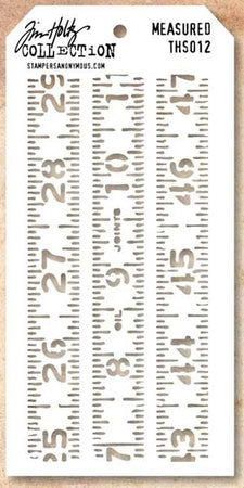 Tim Holtz Layering Stencil - Measured