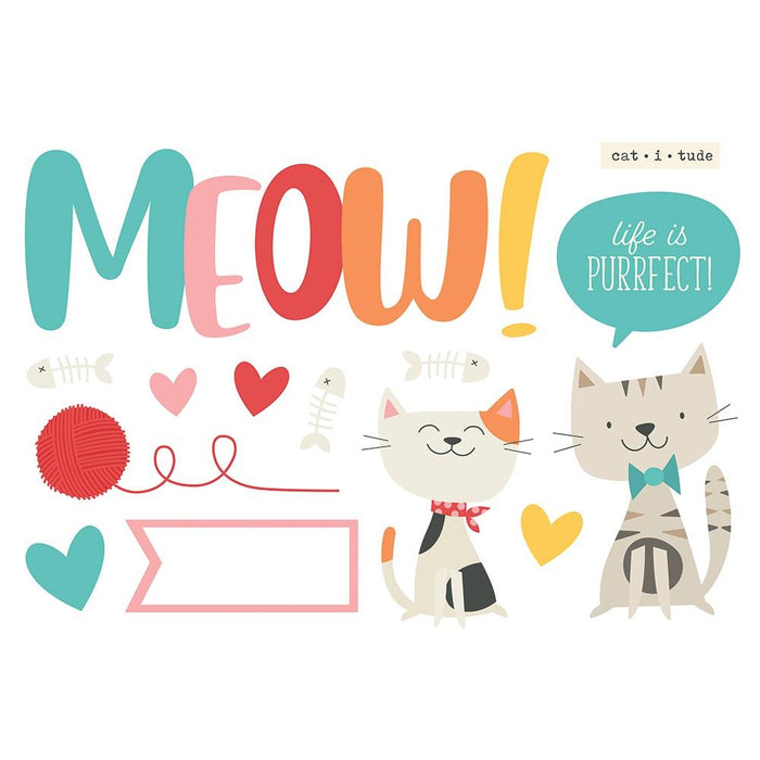 Simple Stories Page Pieces - Meow