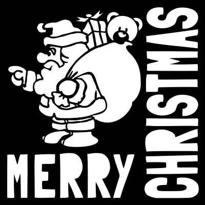 That Special Touch 6x6 Mask - Merry Christmas Santa