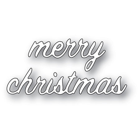 Memory Box Die - Merry Christmas Swash Script