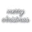 Memory Box Die - Merry Christmas Swash Script