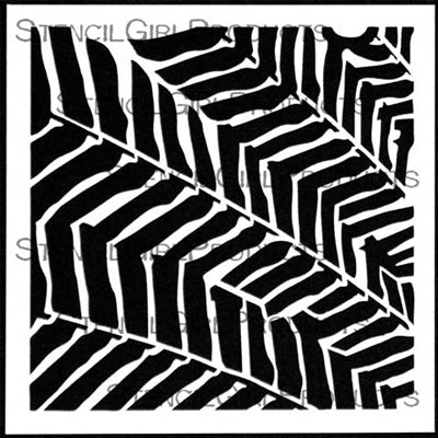 StencilGirl 6x6 Stencil - Mimosa 6