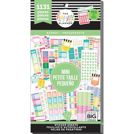 Me & My Big Ideas Happy Planner Sticker Value Pack - Mini Budget