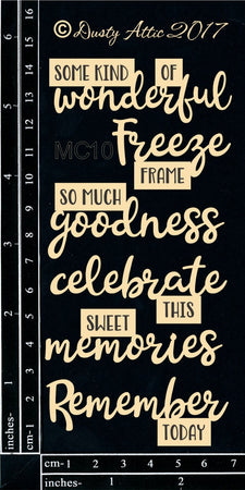 Dusty Attic - Mini Captions #10