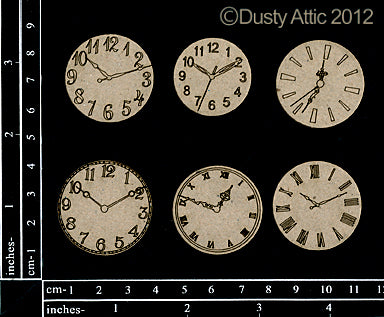 Dusty Attic - Mini Clock Faces