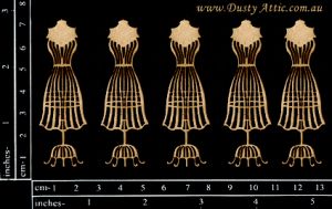 Dusty Attic - Mini Wire Dress Forms