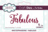 Creative Expressions Mini Expressions Die - Fabulous