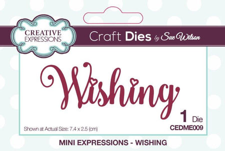 Creative Expressions Mini Expressions Die - Wishing