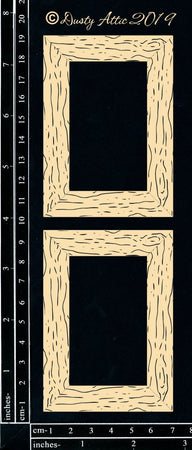 Dusty Attic - Mini Frames Woodgrain