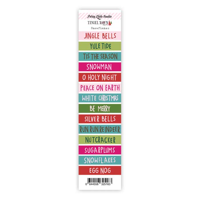Pretty Little Studio Tinsel Town - Snowflakes Cut-Aparts 