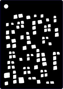 Creative Expressions Mini Stencil - Mini Squares