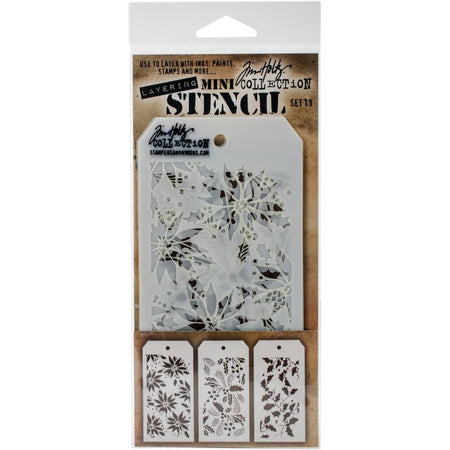 Tim Holtz Mini Layering Stencil - Set 19
