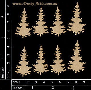 Dusty Attic - Mini Christmas Trees